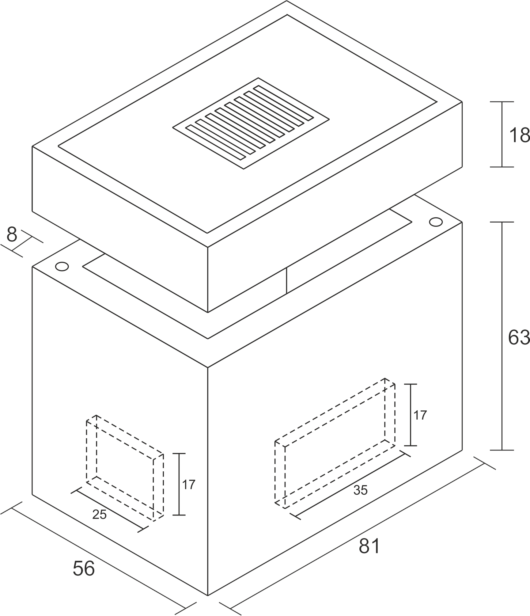 Abzweigkasten Topfschacht